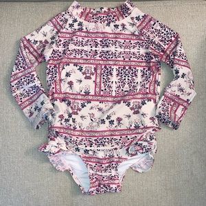 Jessica Simpson 12M 2 piece tankini rashguard